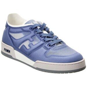 Fendi Match Suede & Mesh Sneaker Women's Blue 38